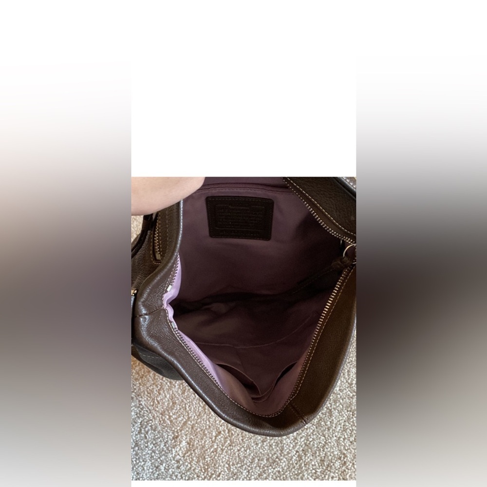 💕Sale💕COACH Vintage,SOHO PEBBLE Classic Hobo Bag. Dark Brown. Great condition. 🌺 - Picture 7 of 12